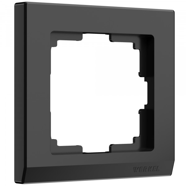 Рамка на 1 пост Werkel WL04-Frame-01 Stark (черный) - купить в Донецке