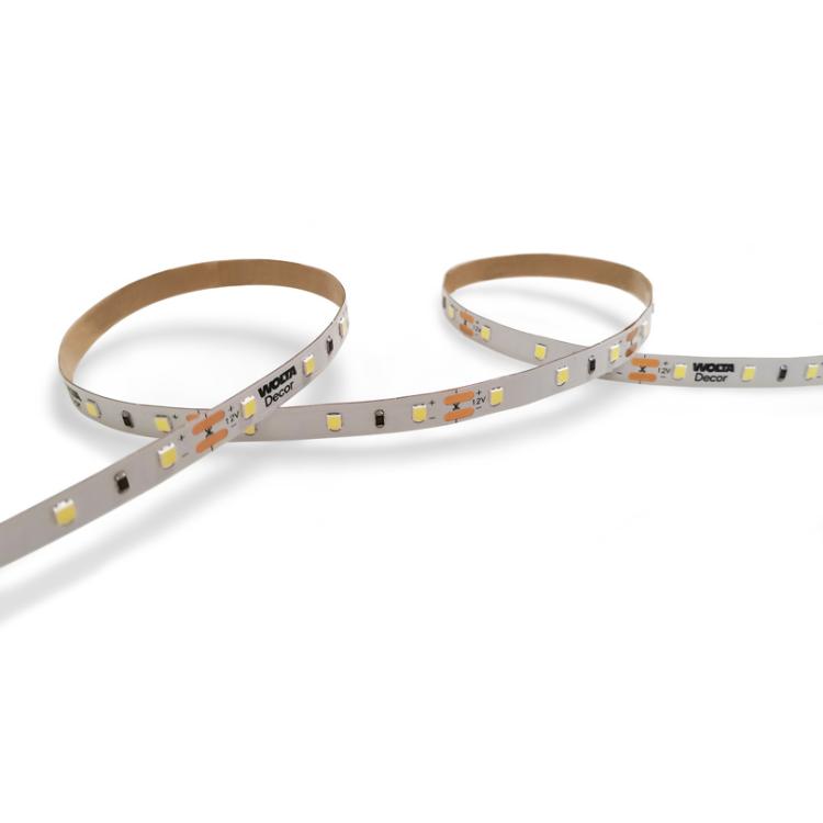 Светодиодная лента WOLTA Decor SMD2835 6Вт 12В IP20 60led/m 5000х8х1мм