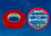 Изолента Uniel UIT-135P 20/15/01 RED - купить в Донецке