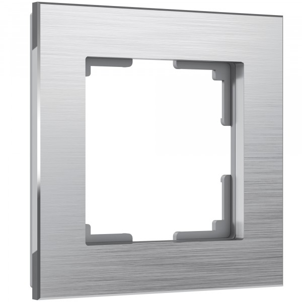 Рамка на 1 пост Werkel WL11-Frame-01 Aluminium (алюминий) - купить в Донецке