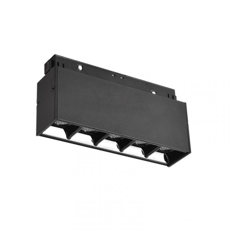 Трековый светодиодный светильник WOLTA WMLY-10W/06B 10Вт 48В IP40 Магнитный чёрный